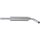 Centre silencer Exhaust Component BOSAL for e.g. SKODA FABIA I