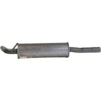 Centre silencer exhaust system BOSAL for e.g. SKODA FABIA III
