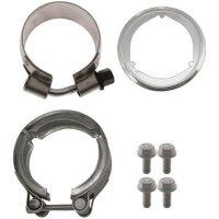 Soot particulate filter assembly kit with BOSAL clamp for...