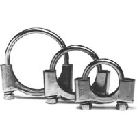 Clamping piece exhaust system Ø 40 mm clamp M8...