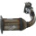 Catalytic converter Cat. Euro 4 with BOSAL attachments for CITROËN C3 I