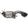 Catalytic converter Cat. Euro 4 with BOSAL attachments for VW GOLF V