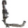 Catalytic converter Cat. Euro 6 with BOSAL attachments for FORD FIESTA VII