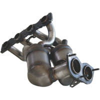 Catalytic converter Cat. Euro 4 with BOSAL attachments for BMW 1 Series