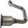 Catalytic converter Cat. Euro 3 with BOSAL attachments for PEUGEOT 307