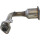 Catalytic converter Cat. Euro 3 with BOSAL attachments for PEUGEOT 206 hatchback