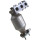 Catalytic converter Cat. Euro 4 with BOSAL attachments for SEAT CORDOBA