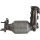 Catalytic converter Cat. Euro 4 with BOSAL attachments for SEAT CORDOBA