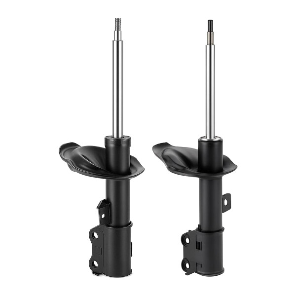 Shock absorber set front axle left right gas strut KYB for KIA CERATO