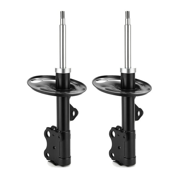 Shock absorber set front axle left gas strut KYB for e.g. TOYOTA AVENSIS