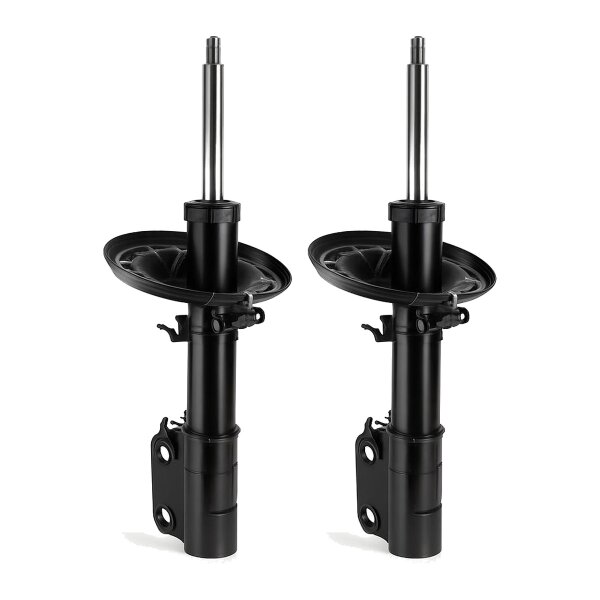 Shock absorber set front gas pressure strut KYB for RENAULT FLUENCE