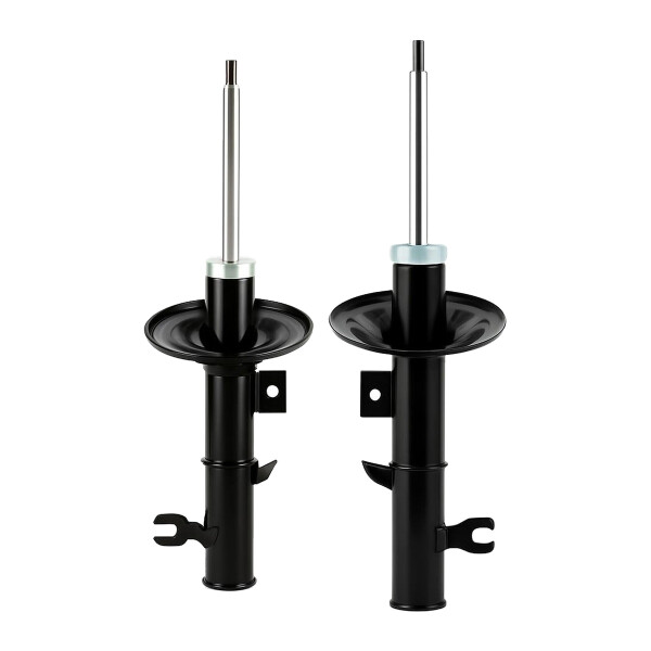 Shock absorber set front axle left right gas strut KYB for MAZDA 2