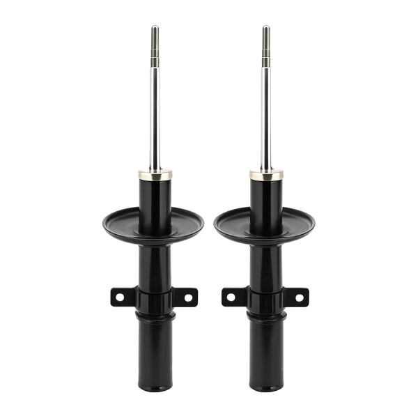 Shock absorber set front axle gas pressure strut KYB for RENAULT WIND