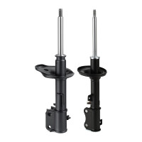 Shock absorber set front left right gas strut KYB for...