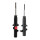 Shock absorber set front left/right gas telescopic KYB for e.g. HONDA ACCORD