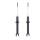 Shock Absorber set rear axle gas pressure KYB suitable for LEXUS GS