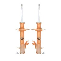 Shock Absorber set front axle gas pressure KYB for NISSAN...