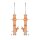 Shock Absorber set front axle gas pressure KYB for NISSAN ALMERA and others