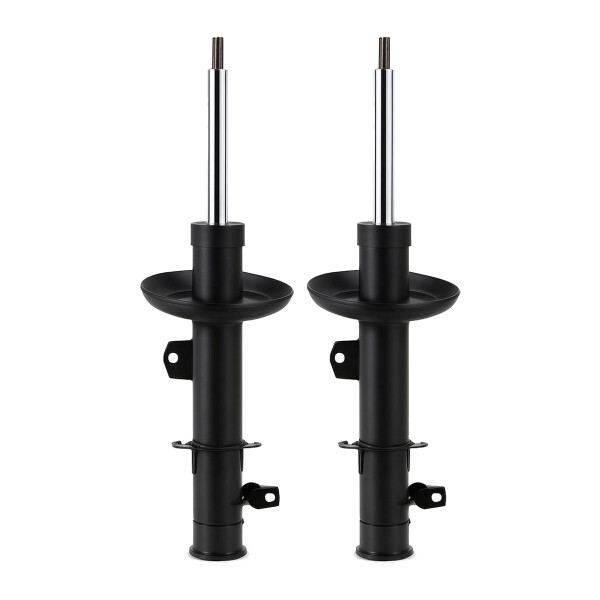 Shock absorber set front axle left gas strut KYB for e.g. FIAT FIORINO