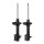 Shock absorber set rear left right gas strut KYB for e.g. NISSAN SUNNY