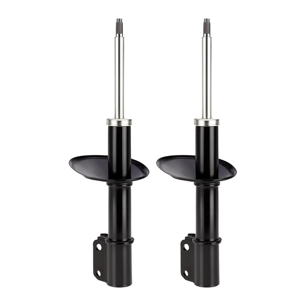 Shock absorber set front axle gas pressure strut KYB for e.g. RENAULT SUPER