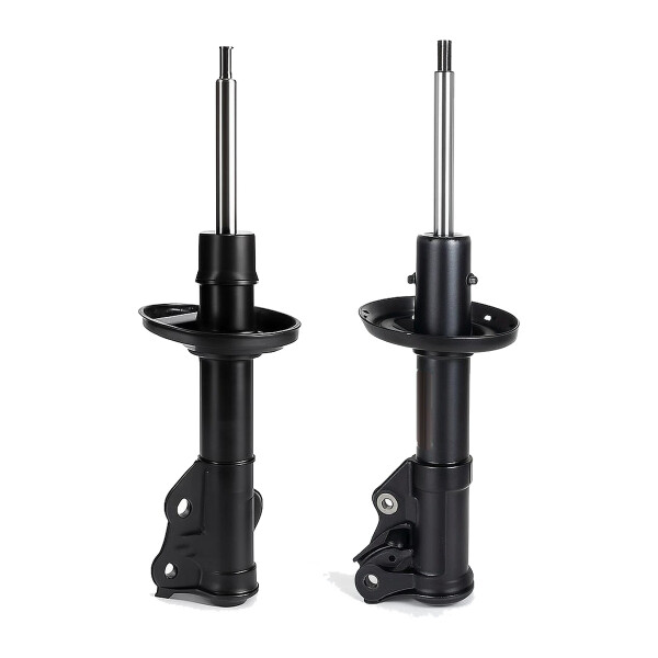 Shock absorber set front axle left right gas strut KYB for HONDA CIVIC