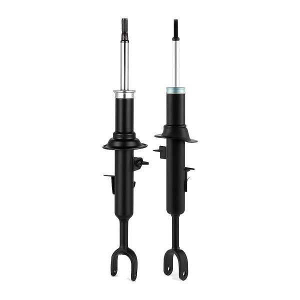 Shock absorber set front left/right gas spring mounted KYB for e.g. NISSAN 350Z