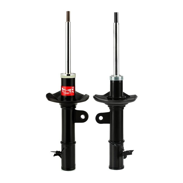 Shock absorber set front left right gas strut KYB for e.g. NISSAN PIXO
