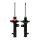 Shock absorber set front left right gas strut KYB for e.g. NISSAN PIXO
