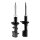 Shock absorber set front axle left right gas strut KYB for e.g. KIA RIO