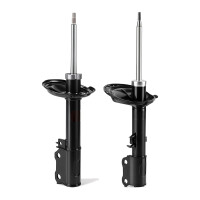 Shock absorber set rear axle left right gas strut KYB for...