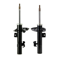 Shock absorber set front left right gas strut KYB for...