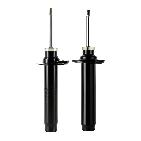 Shock absorber set front axle left right gas strut KYB for e.g. BMW 1 series