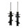 Shock absorber set front left right gas strut KYB for e.g. FORD FIESTA