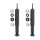 Shock Absorber set rear axle oil pressure KYB suitable for e.g. SAAB 900