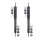 Shock Absorber set rear axle oil pressure telescopic KYB for e.g. ALFA ROMEO 75