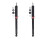 Shock Absorber set rear axle gas pressure telescopic KYB for e.g. OPEL ASCONA