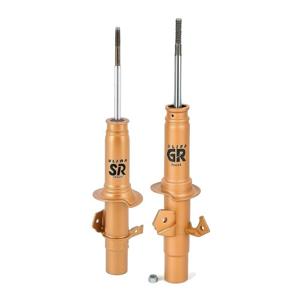 Shock Absorber set front gas pressure KYB IAM-Expertise for e.g. HONDA CIVIC