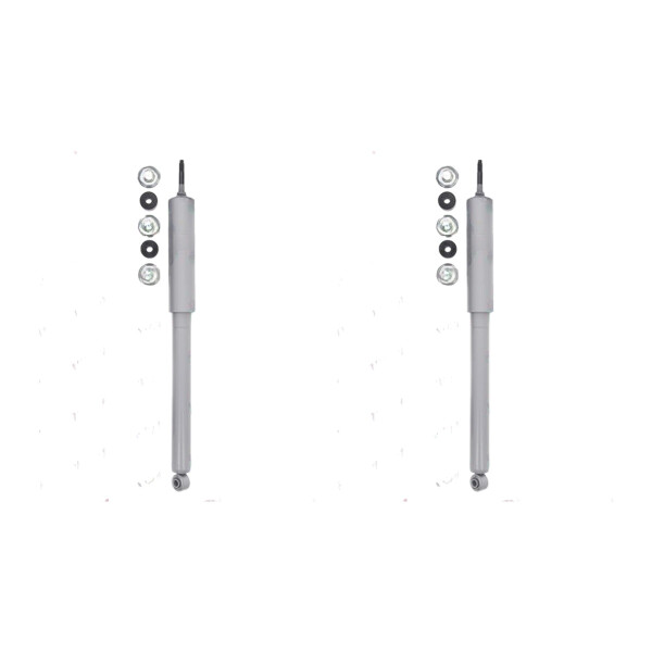 Shock Absorber set rear axle gas pressure telescopic KYB for e.g. ISUZU GEMINI