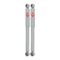 Shock Absorber Set rear gas pressure telescopic KYB for...