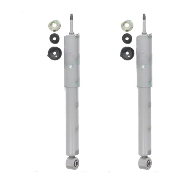 Shock Absorber set front axle gas pressure KYB suitable for e.g. NISSAN