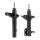 Shock Absorber set front axle oil pressure KYB for e.g. PEUGEOT 205