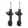 Shock Absorber set front axle oil pressure KYB for e.g. CITROËN EVASION