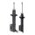 Shock Absorber set front axle oil pressure KYB for e.g. DAIHATSU CHARADE