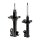 Shock Absorber set front axle oil pressure KYB for e.g. NISSAN SUNNY