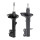 Shock absorber set rear left/right oil strut KYB for e.g. HYUNDAI LANTRA