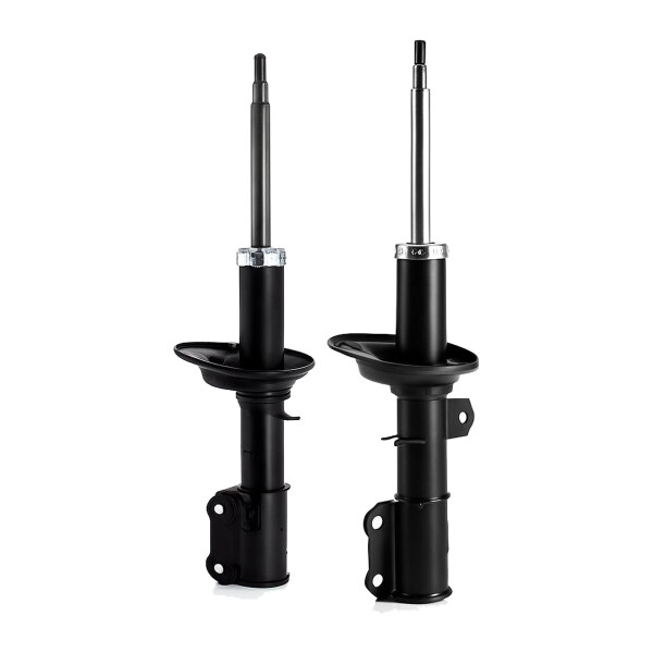 Shock absorber set front axle left right gas strut KYB for HYUNDAI GETZ