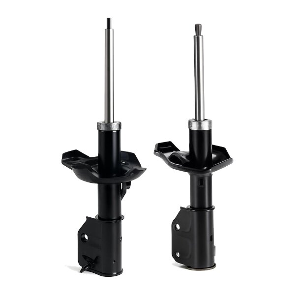 Shock absorber set front left right gas strut KYB for e.g. MAZDA 323