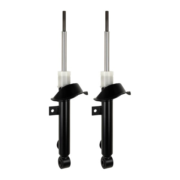 Shock absorber set front axle gas pressure strut KYB for e.g. FORD FIESTA