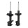 Shock absorber set front left right gas strut KYB for NISSAN PRIMERA